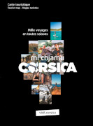 Toeristische kaart van Corsica
